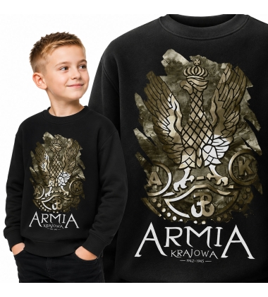 BLUZA DZIECIĘCA  PATRIOTYCZNA AK 42-47
